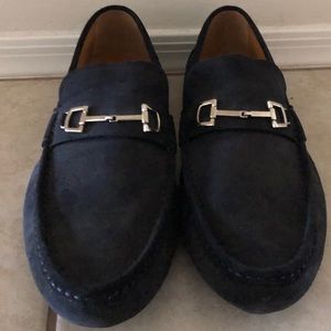 Gucci Drivers Blue suede